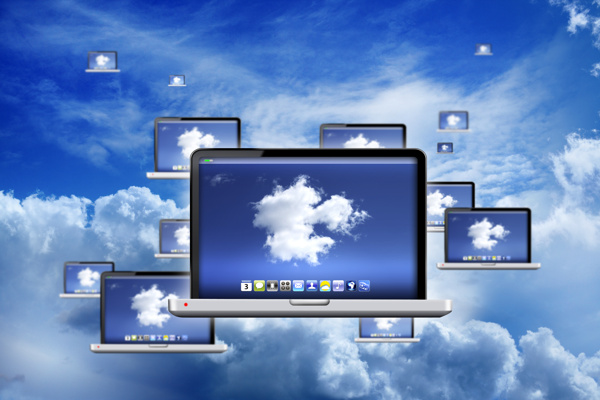 电脑内的蓝天白云图片