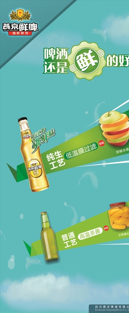 鮮啤生熟展架