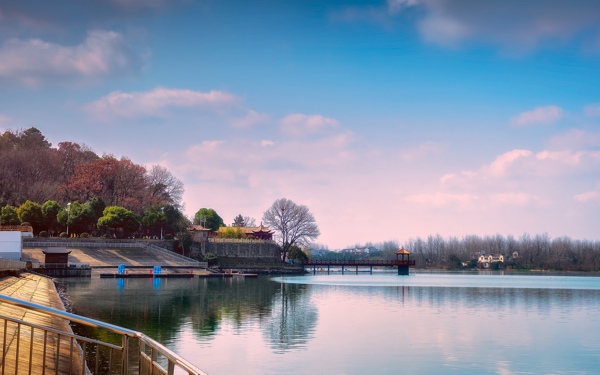 南京六合金牛湖风景