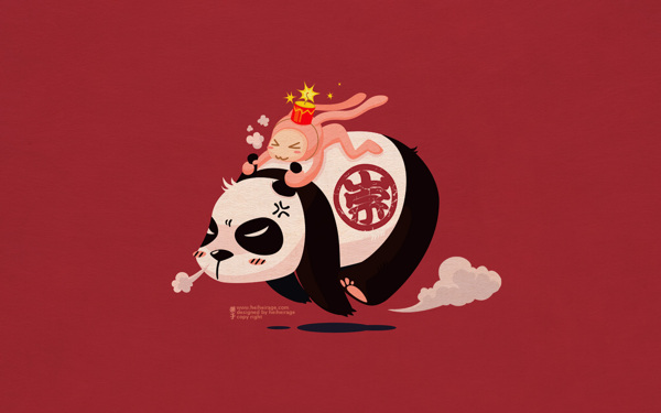 熊貓快跑圖片