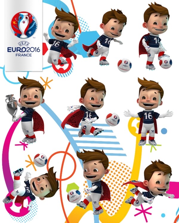 超级维克托2016欧洲杯吉祥物