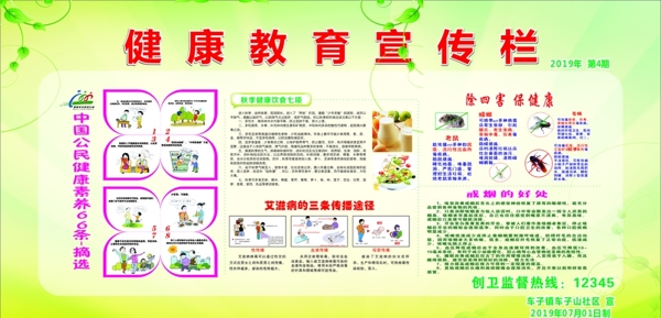 健康教育宣傳欄