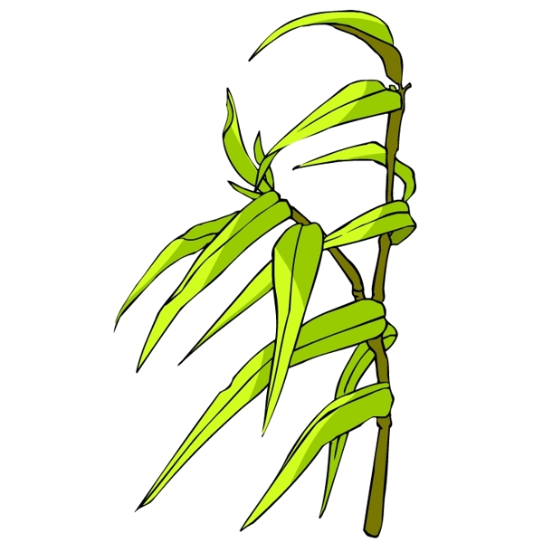 樹木古典插畫