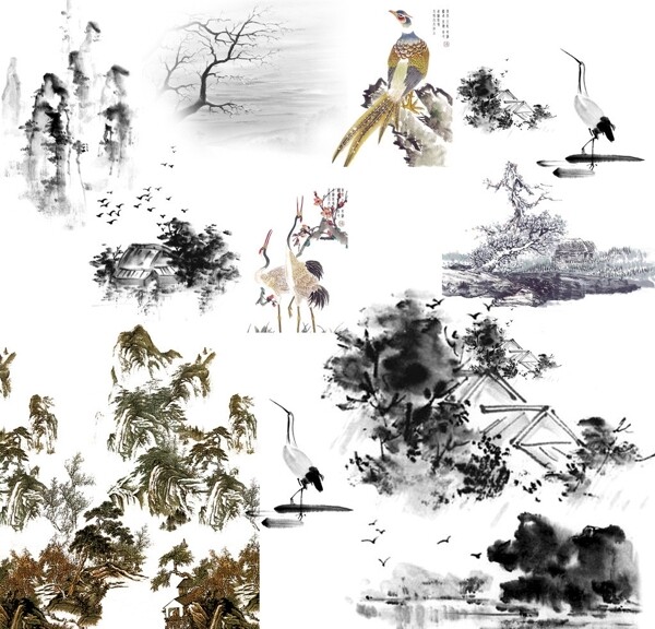 水墨山水圖片