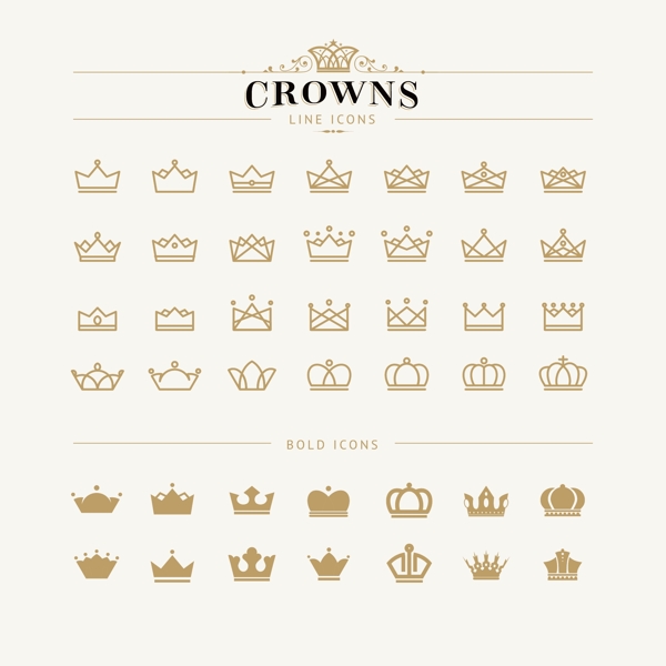 精美欧式王冠设计图片