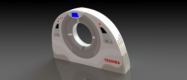 下载东芝CT机的外壳设计