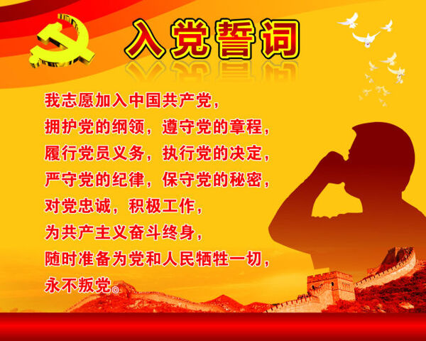 入党誓词