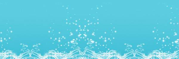 護膚品水珠清新夢幻背景banner