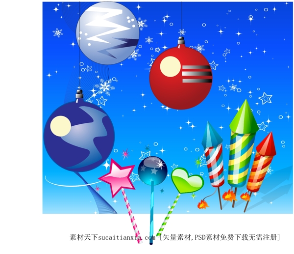 圣誕節(jié)背景矢量圖下載