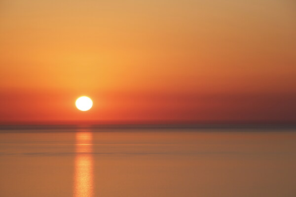 海上唯美夕阳