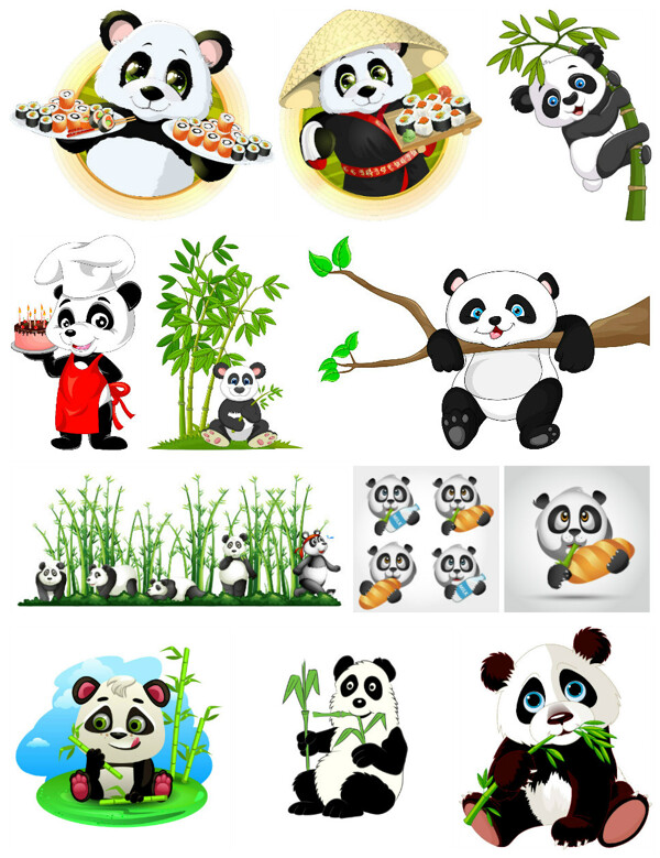 熊貓矢量