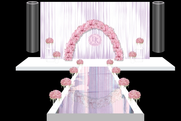 婚禮效果圖設(shè)計模板