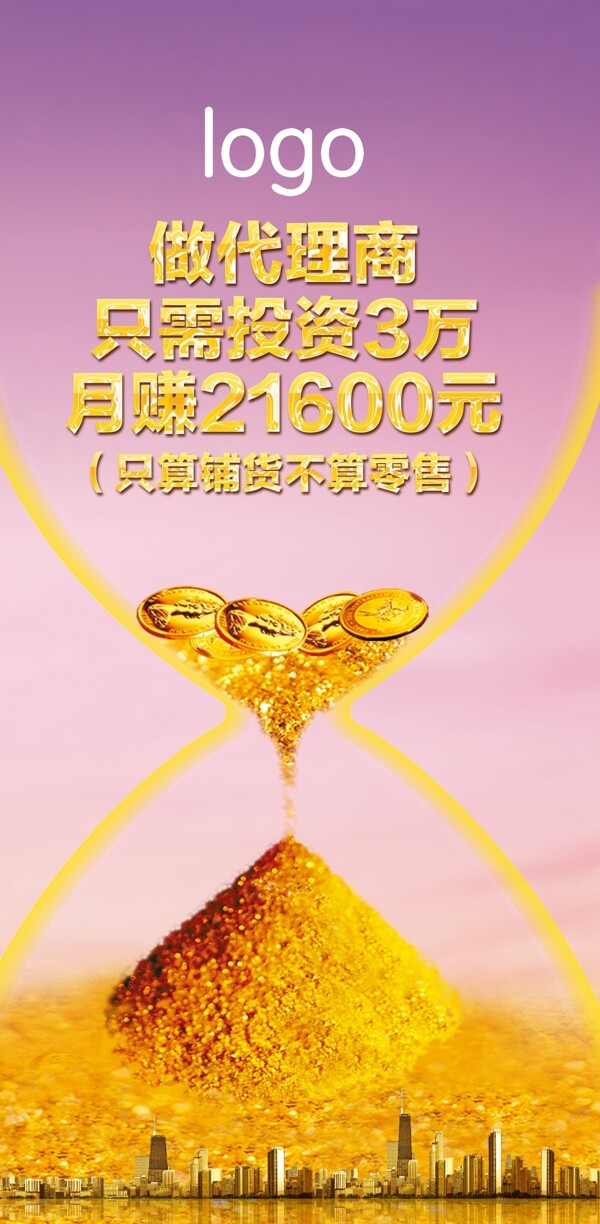投資招商展架