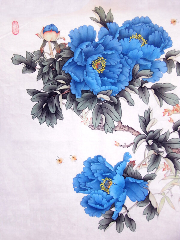 古風(fēng)花朵素材
