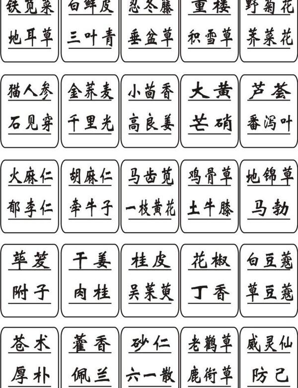 中藥標(biāo)簽之后柜02圖片