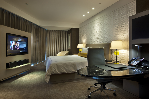 上海浦东洲际酒店时尚卧室装潢设计图片
