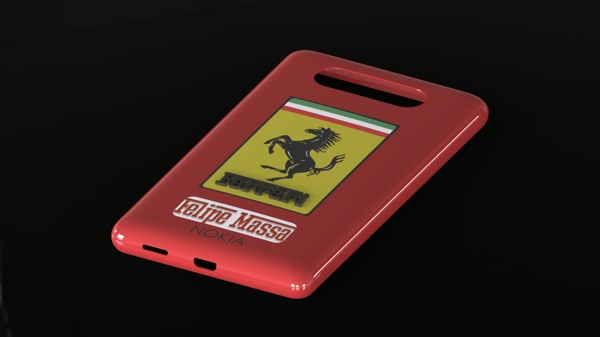 法拉利诺基亚Lumia回来的情况下附件的设计挑战