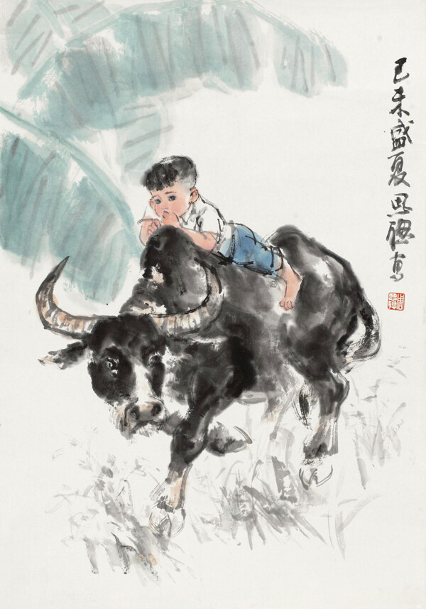 牧牛圖片