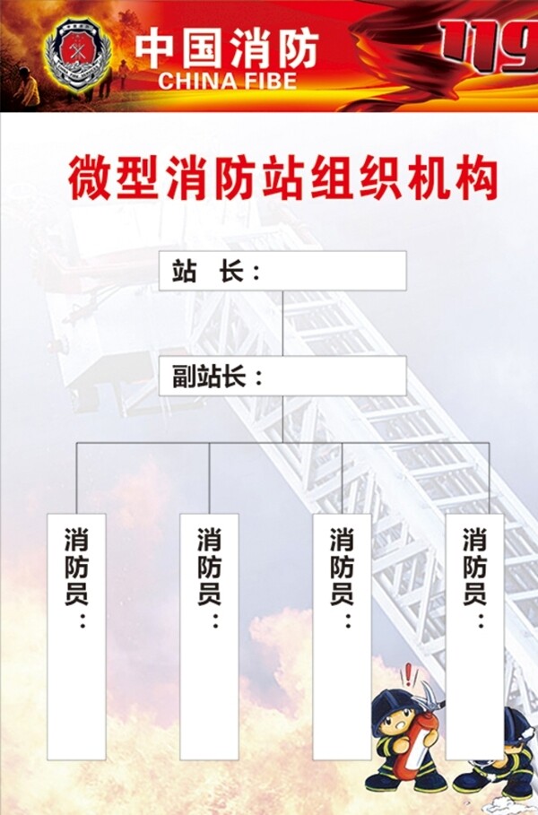消防站组织机构图