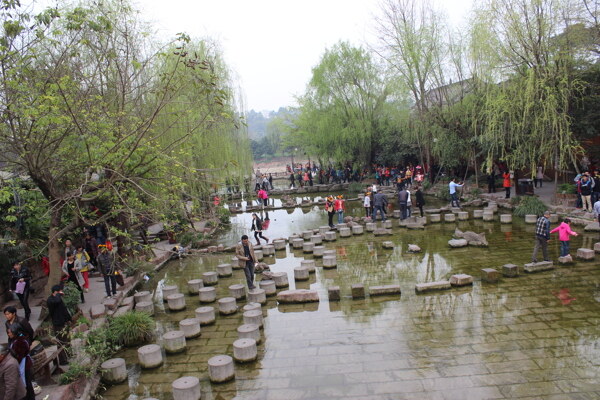 黄龙溪景色图片