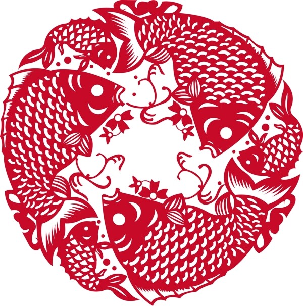 印花矢量圖動(dòng)物魚(yú)抽象動(dòng)物色彩免費(fèi)素材