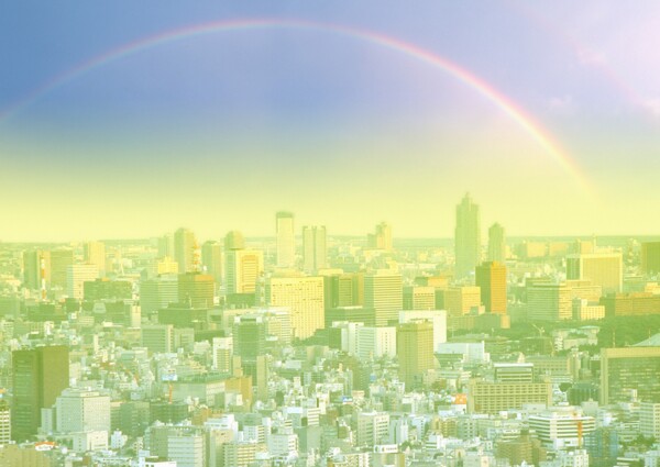 彩虹與城市