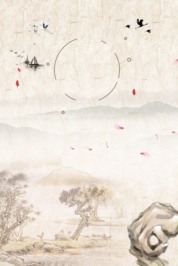 中國(guó)風(fēng)背景