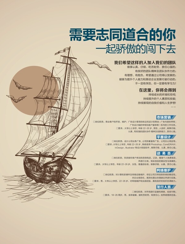 招聘海報(bào)