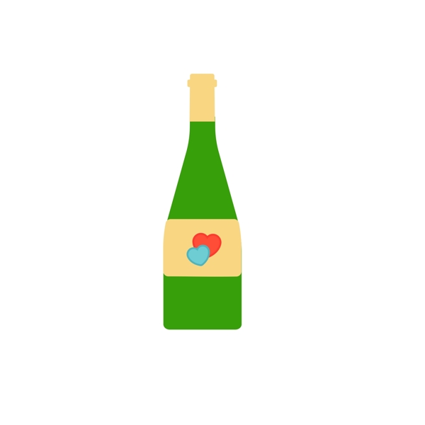 酒瓶饮料瓶水瓶绿色玻璃瓶子