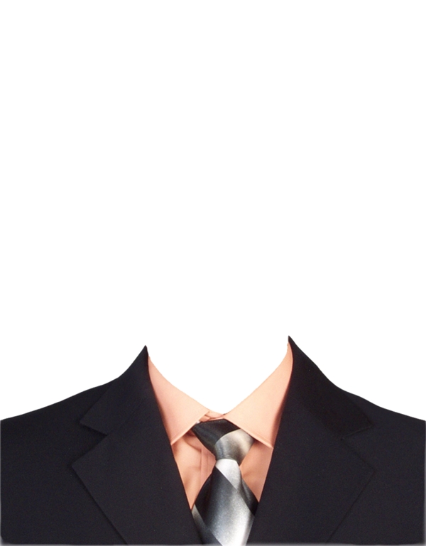 證件照服裝PSD素材圖片
