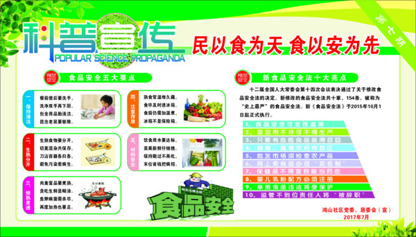 科普宣傳食品安全