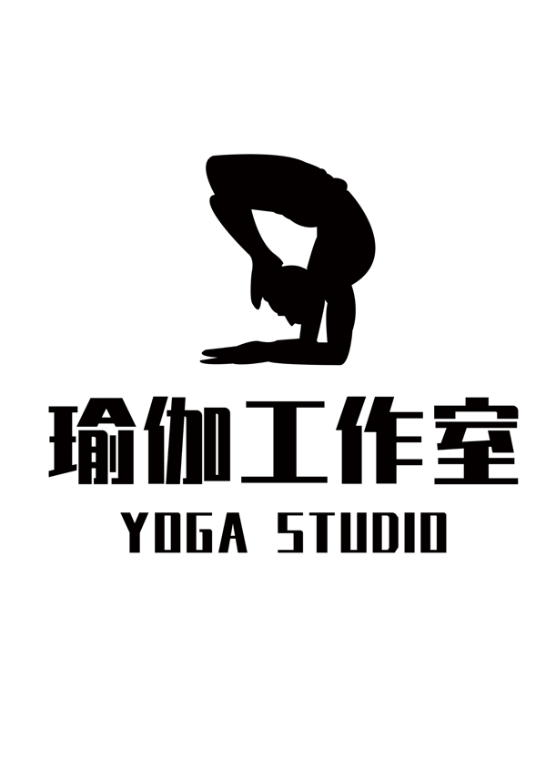原创瑜伽工作室logo