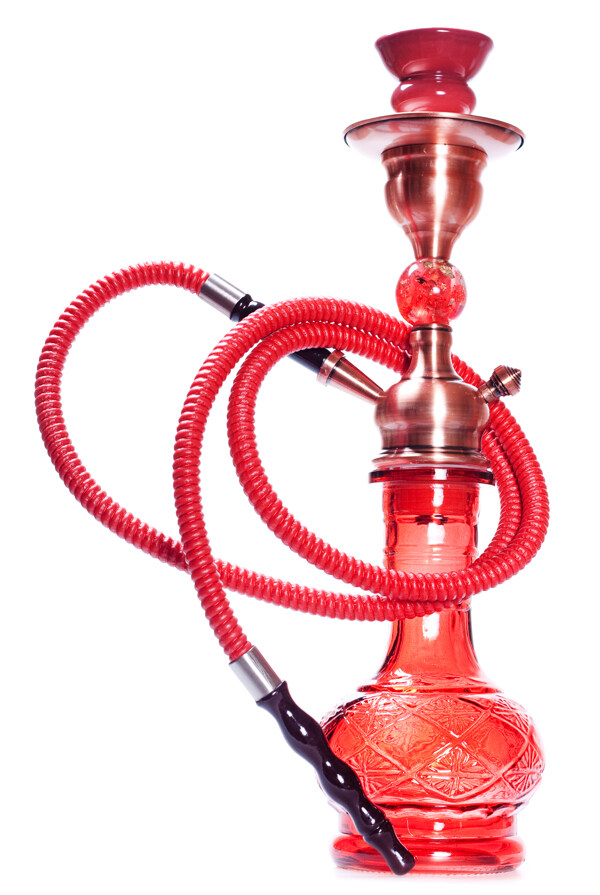 紅色水煙圖