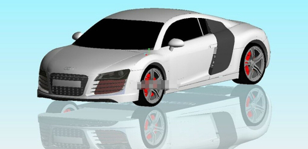 奥迪轿跑3D模型