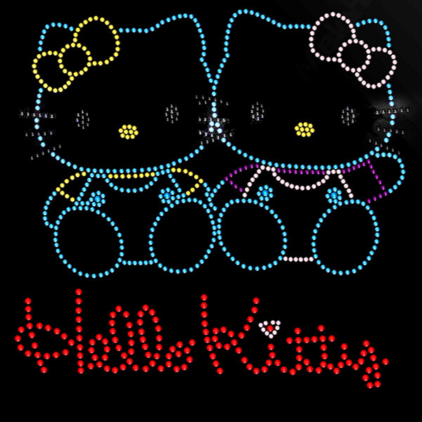 燙鉆hellokitty小貓蝴蝶結(jié)免費素材
