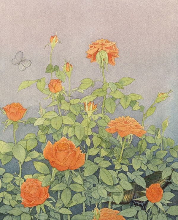 位圖寫(xiě)意花卉植物花朵免費(fèi)素材