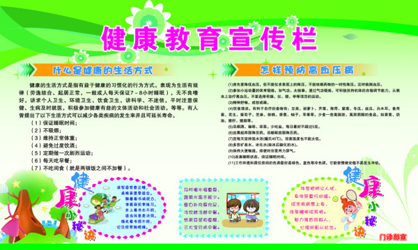 健康教育宣傳欄