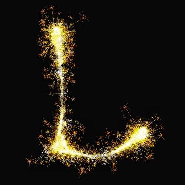 矢量閃爍字母