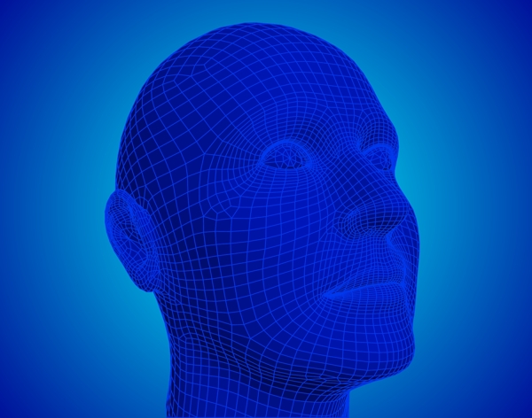 3D模型風格頭像矢量素材