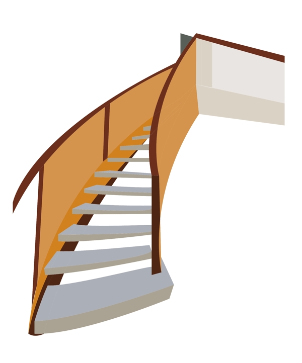 立体楼房楼梯插图