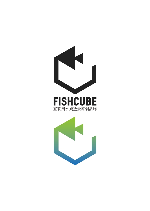 鱼块科技公司logo