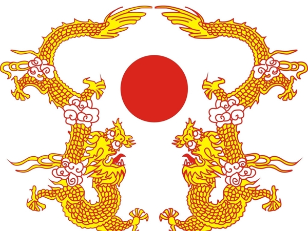 雙龍戲珠圖片