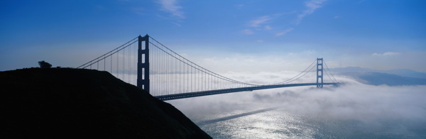 风景大桥大海桥架艺术摄影美景