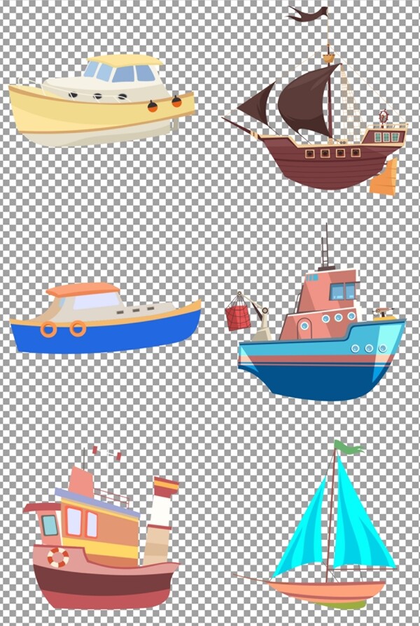 动画道具轮船海盗船图片