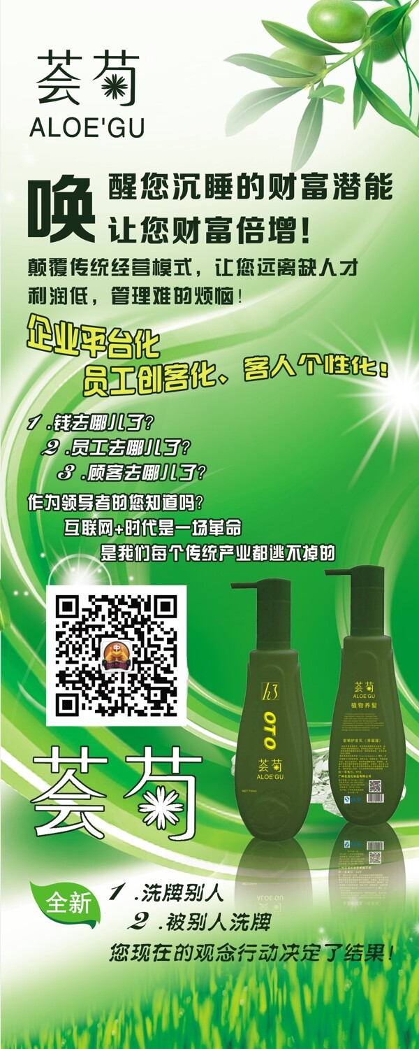 薈菊易拉寶設(shè)計(jì)