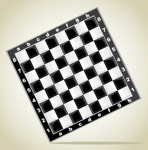 黑白格子棋盘