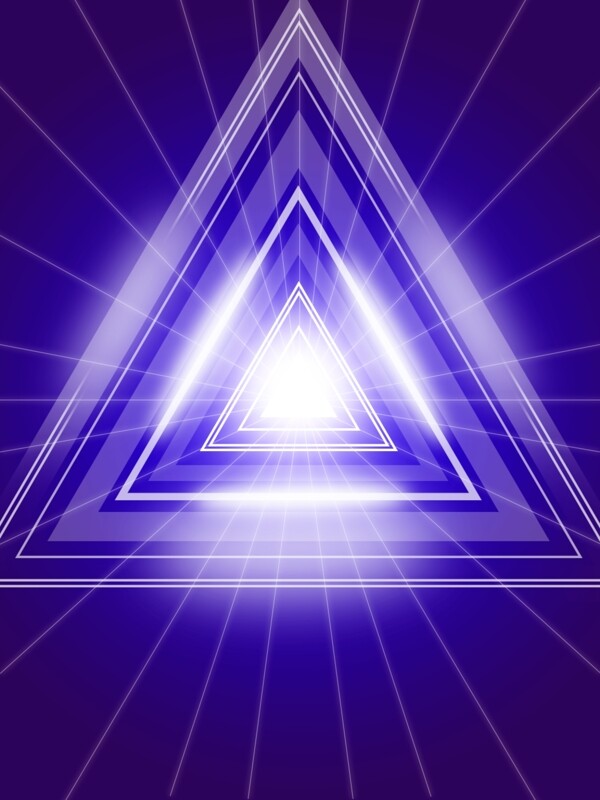 蓝紫色科技几何背景