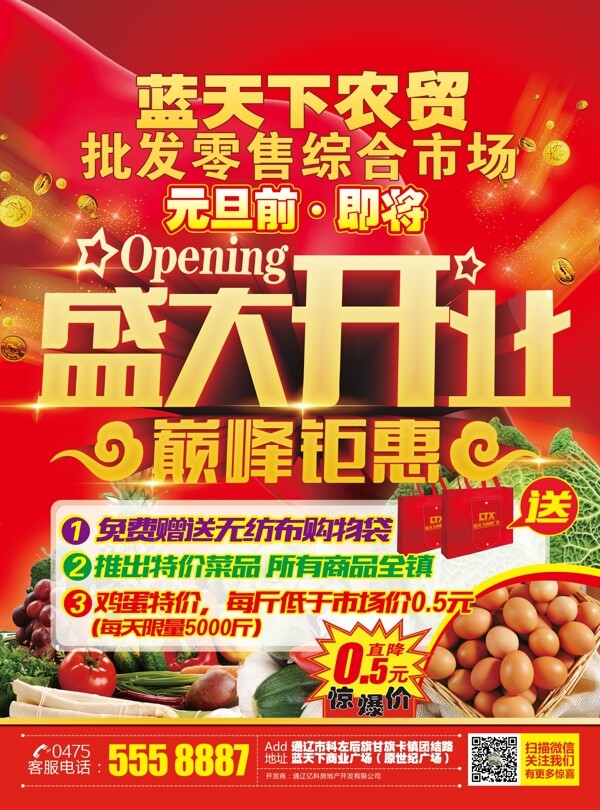 農(nóng)貿(mào)盛大開業(yè)圖片