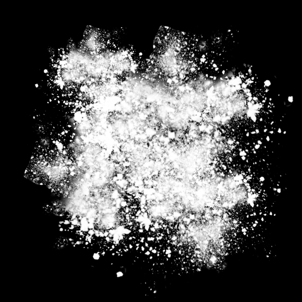 雪花素材的效果圖