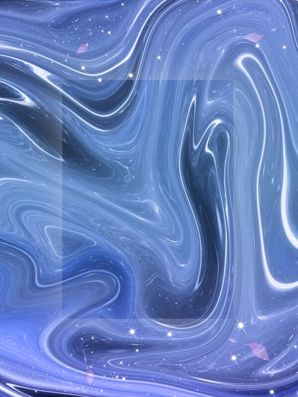 唯美渐变质感小清新蓝色流体镭射原创背景
